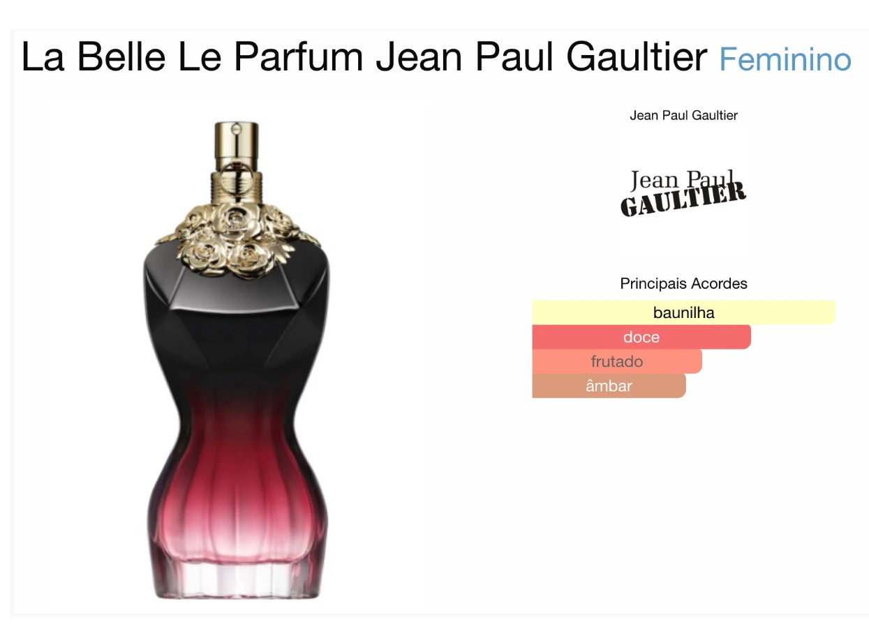 Perfume La Belle Intense Jean Paul Gaultier, 100 ml (JeanPaul_Woman_Intense)