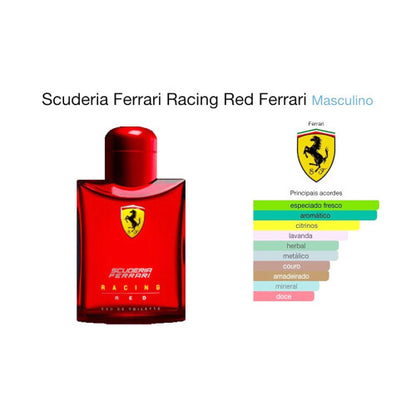 Perfume Ferrari Man in Red Eau de Toilette Masculino (Ferrari_Red_125)