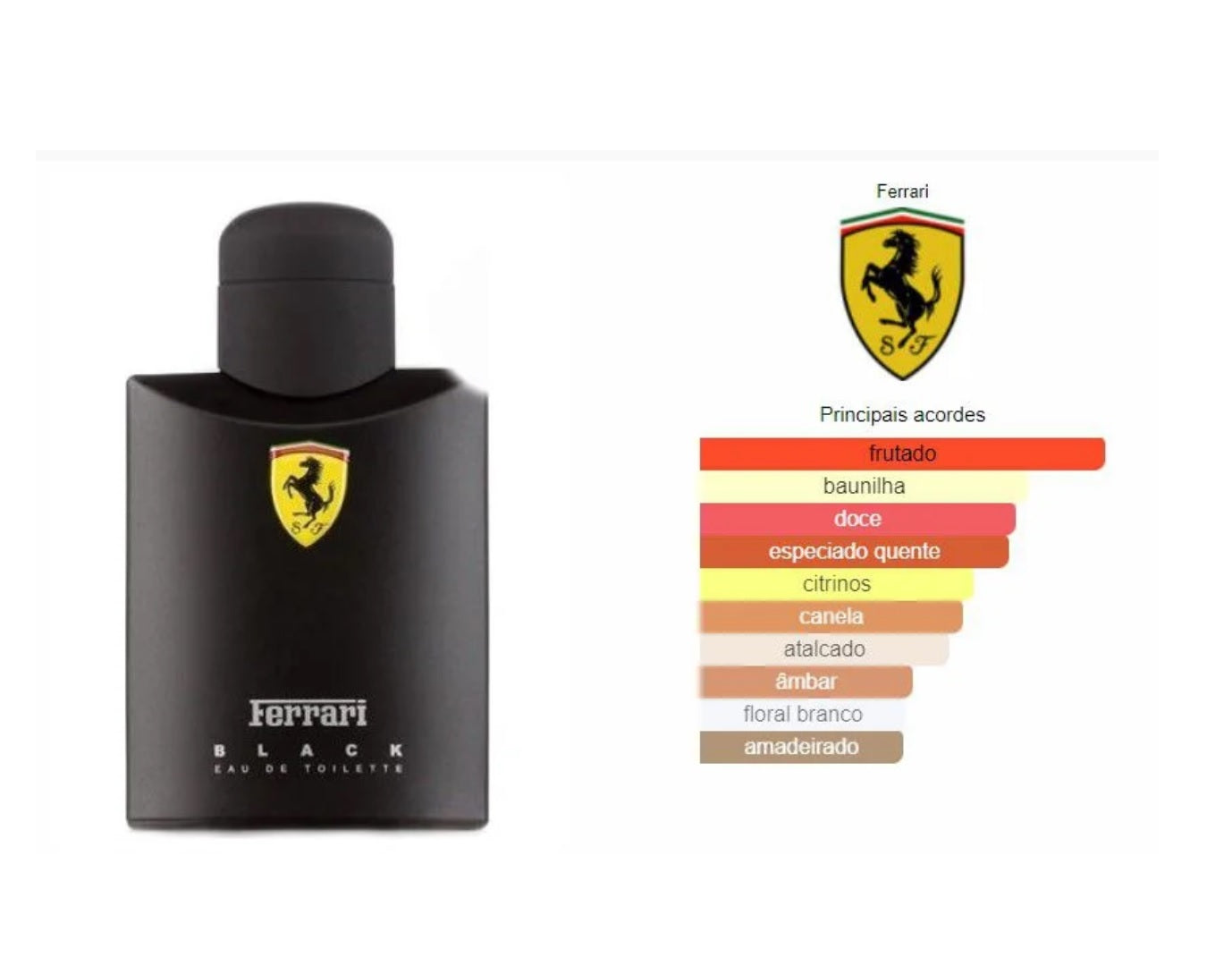 Perfume Ferrari Black 125ml Eau Original (Ferrari_Black125ml)