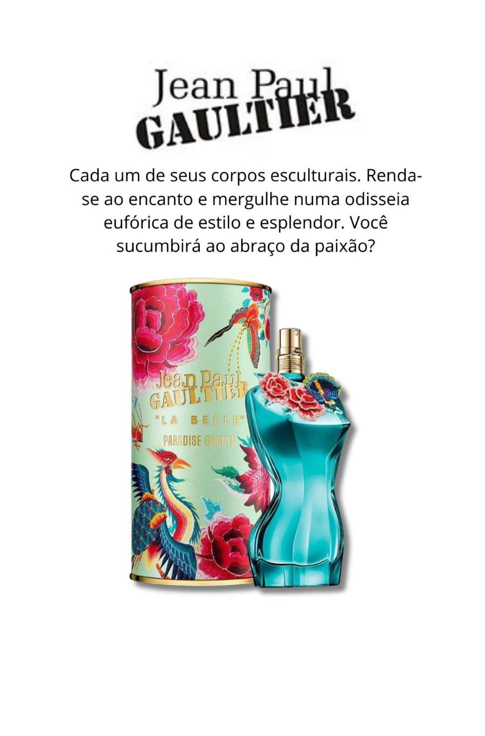 Perfume La Belle Paradise Jean Paul Gaultier 100 ml (Paradise_JeanPaulGautlier_1