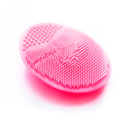 Esponja para Limpeza de Pincéis Silicone Macrilan cor:Rosa (CP-01-Rosa)