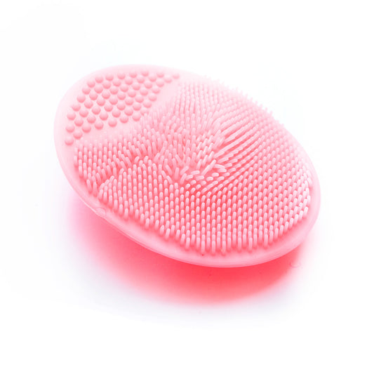 Esponja para Limpeza de Pincéis Silicone Macrilan cor:Rosa (CP-01-Rosa)