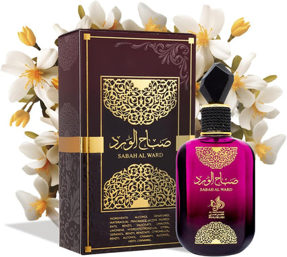 Perfume Árabe Feminino Al Wataniah Sabah Al Ward Edp 100ml