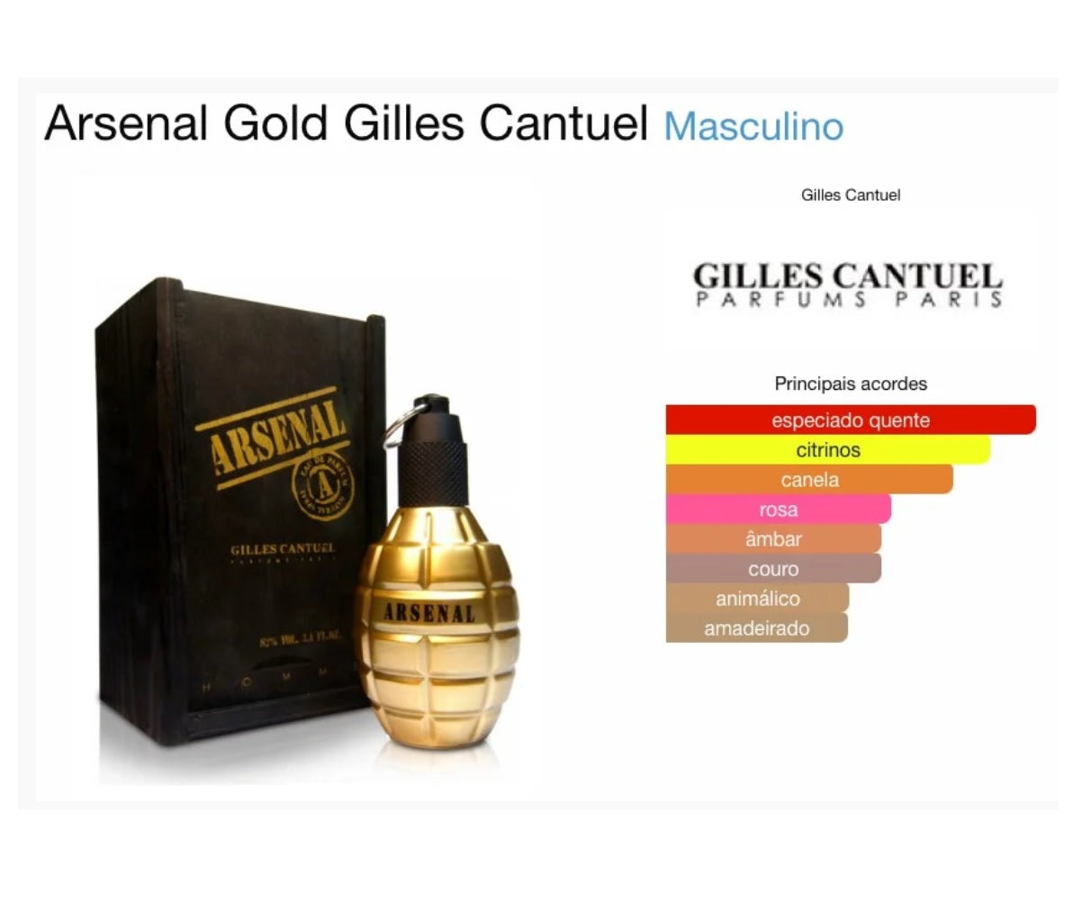 Perfume Arsenal Gold Eau 100ml Original (Arsenal_Classic)